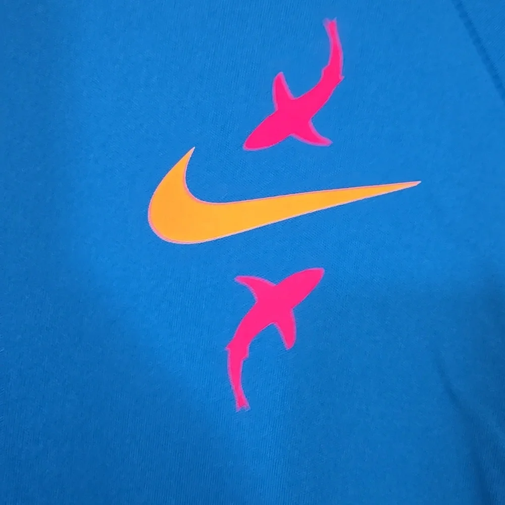 Nike Swim Blue Dri-FIT T-Shirt Size XL